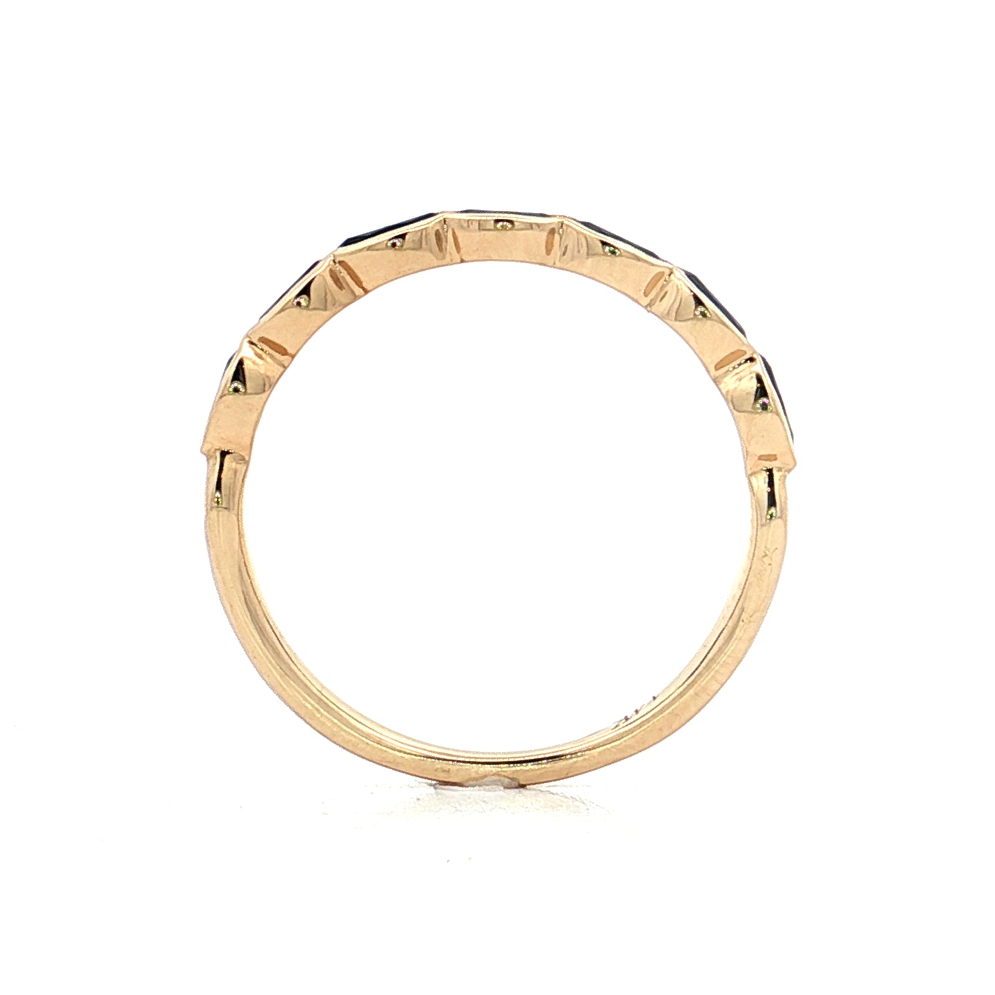 .80 Marquise Cut Sapphire Wedding Band 14k