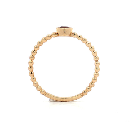 .16 Heart Shaped Pink Tourmaline Ring 14k Yellow Gold