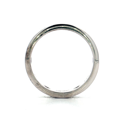 .46 Mens Diamond Cartier Love Ring 18k White Gold