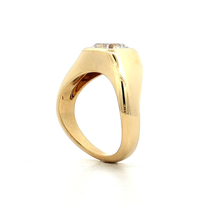 2.01 GIA Cushion Diamond Engagement Ring 18k