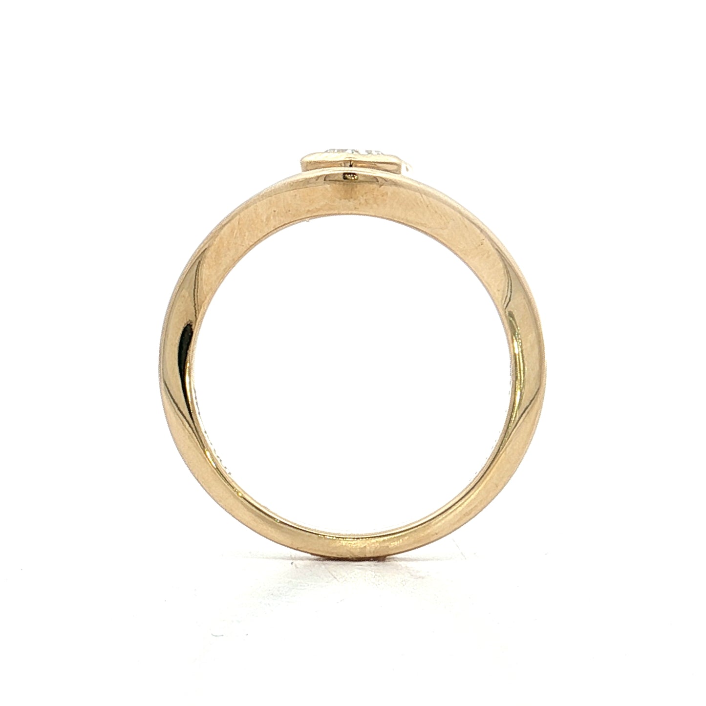 1.05 GIA Pear Step Diamond Engagement Ring 14k