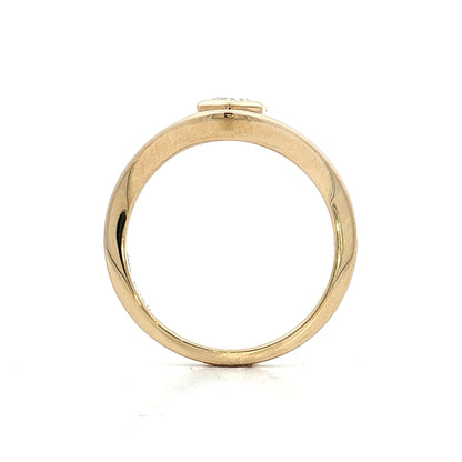 1.05 GIA Pear Step Diamond Engagement Ring 14k