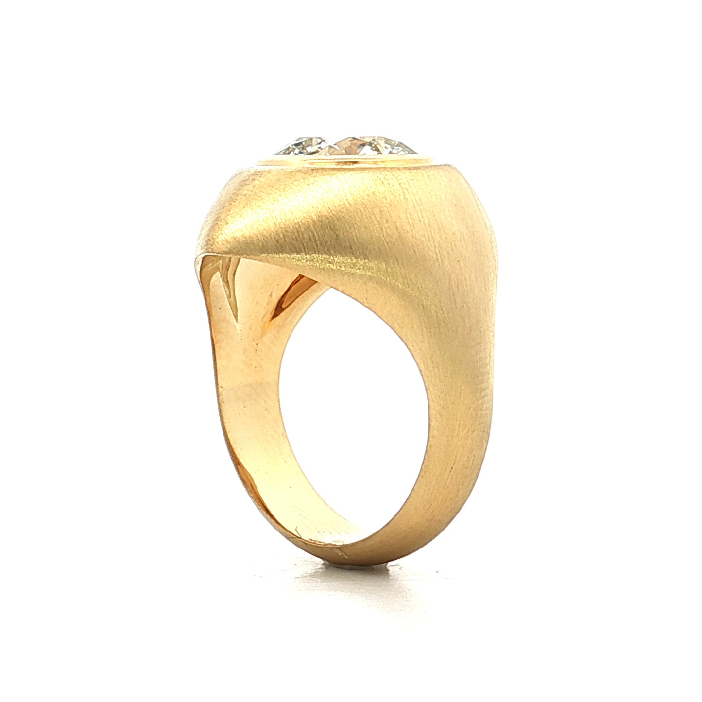 2.74 Round Brilliant Diamond Cocktail Ring 18k