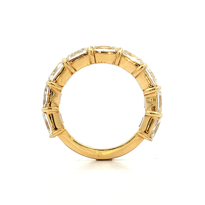 6.72 Radiant Cut Diamond Stacking Band 18k