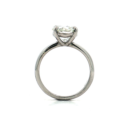 2.55 GIA Round Brilliant Diamond Engagement Ring Platinum
