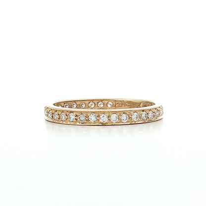 .34 Brilliant Diamond Eternity Band 14k Yellow Gold