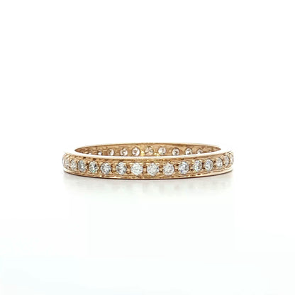 .34 Brilliant Diamond Eternity Band 14k Yellow Gold