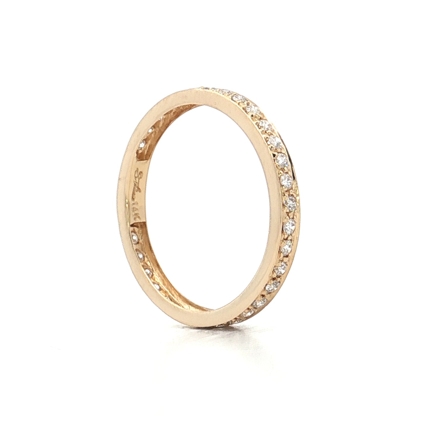 .34 Brilliant Diamond Eternity Band 14k Yellow Gold