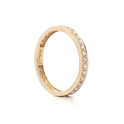 .34 Brilliant Diamond Eternity Band 14k Yellow Gold