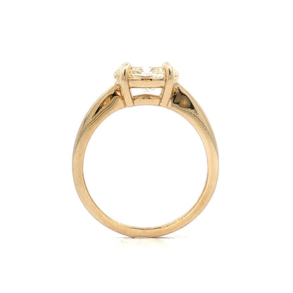 1.44 Oval East-West Diamond Engagement Ring 14k