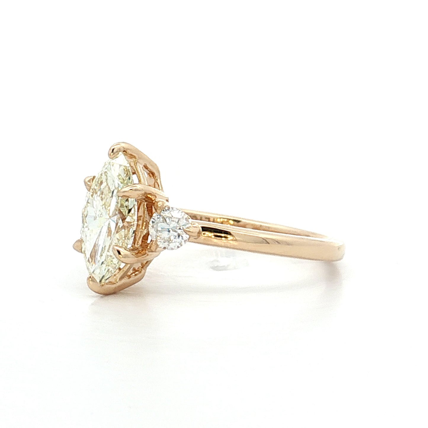 1.20 GIA Marquise Diamond Engagement Ring 14k