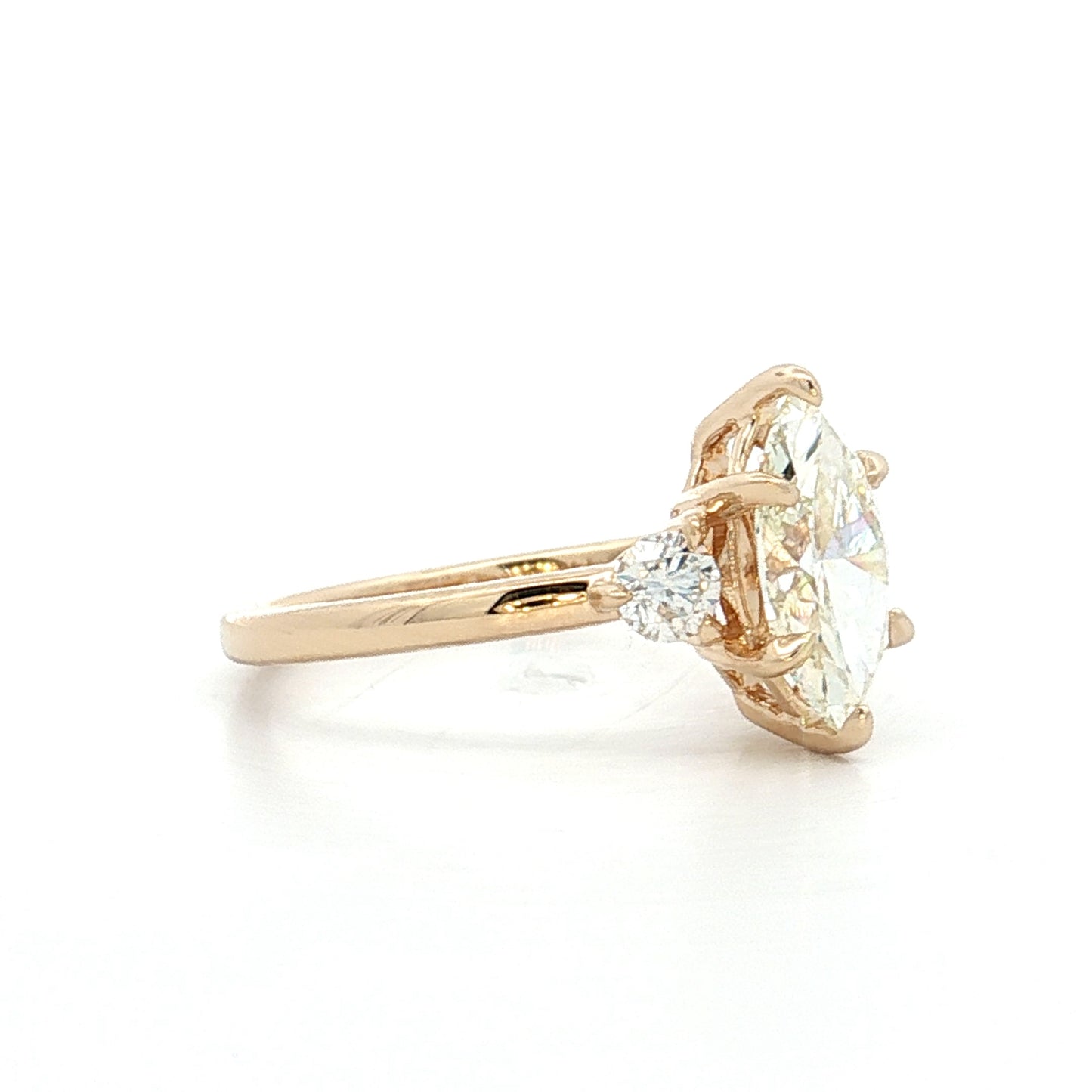 1.20 GIA Marquise Diamond Engagement Ring 14k