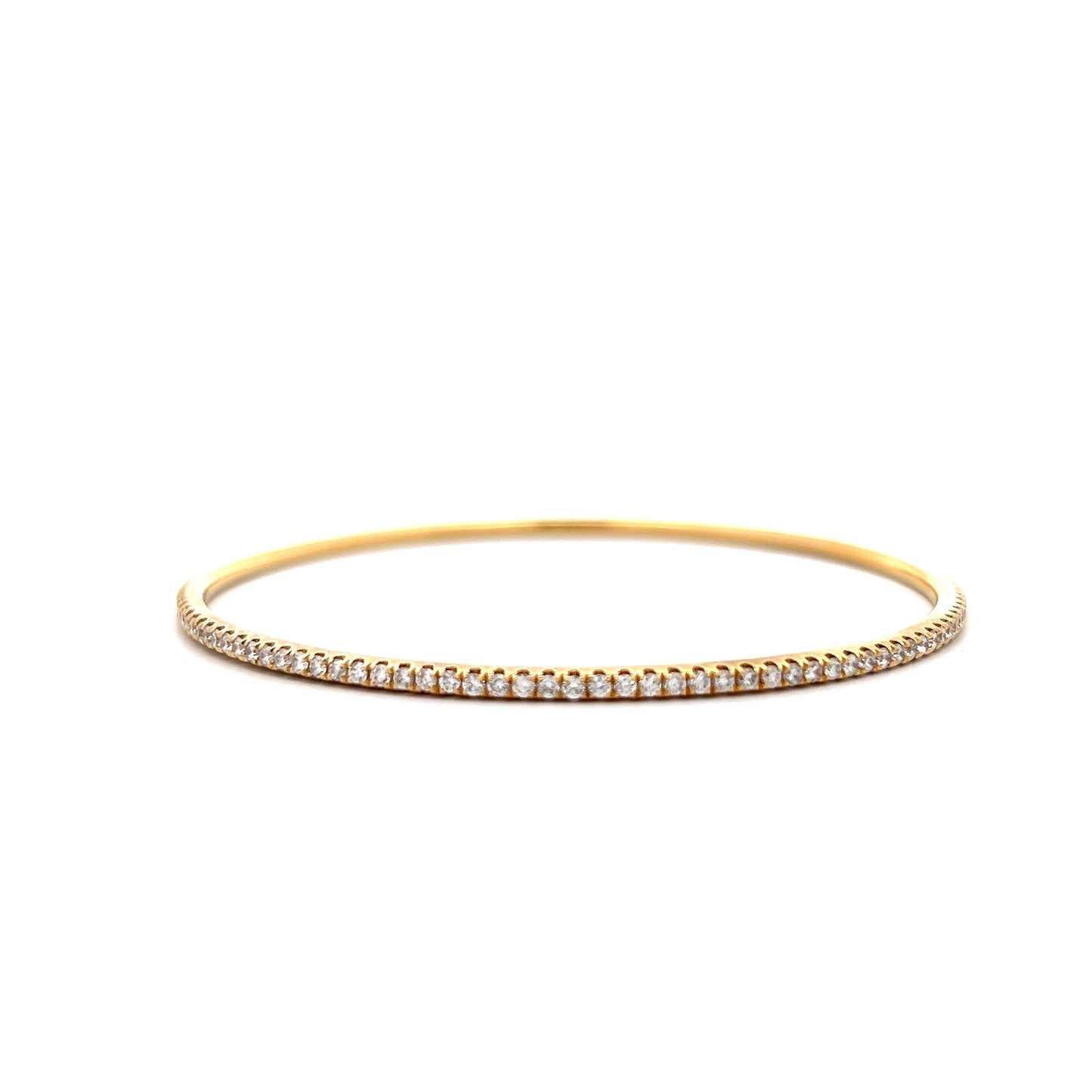 1.90 Odelia Diamond Bangle Bracelet 18k Yellow Gold