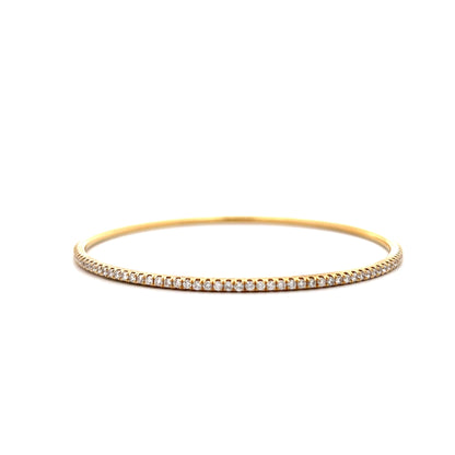 1.90 Odelia Diamond Bangle Bracelet 18k Yellow Gold