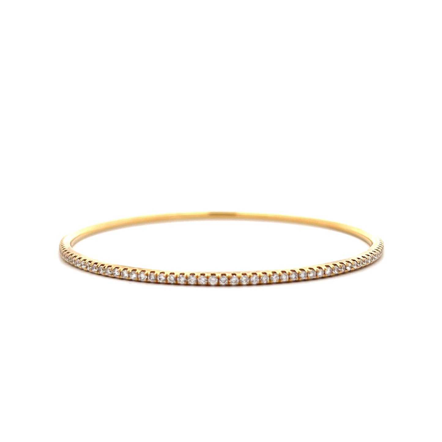 1.90 Odelia Diamond Bangle Bracelet 18k Yellow Gold
