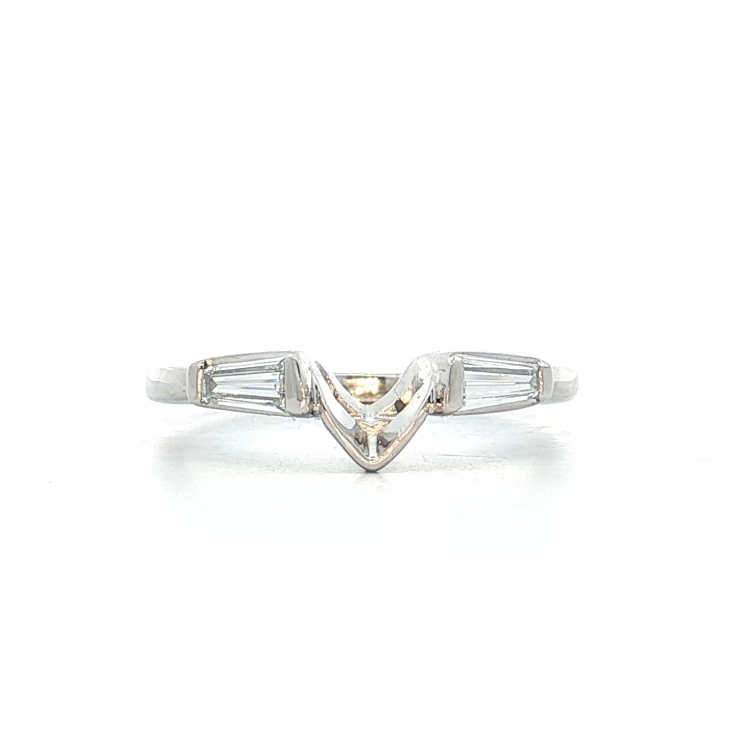 2.33 Vintage Marquise Diamond Engagement Ring Platinum