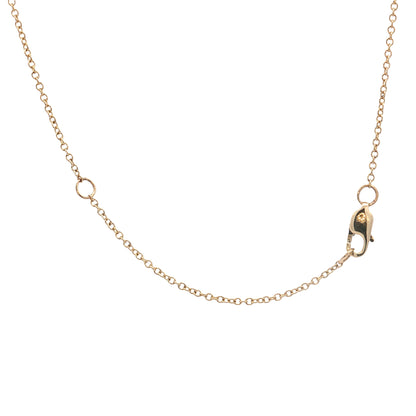.56 Emerald & Diamond Pendant Necklace 14k Yellow Gold