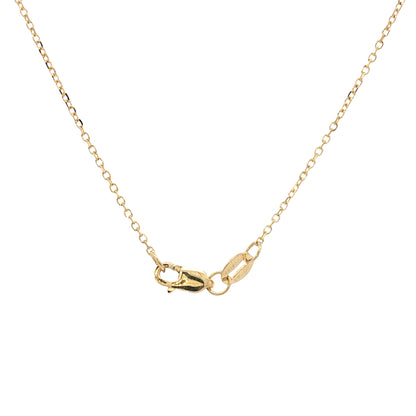 .35 Diamond Pendant Necklace 14k Yellow Gold