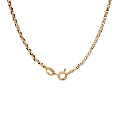 20" Forzentina Link Chain Necklace 14k Yellow Gold