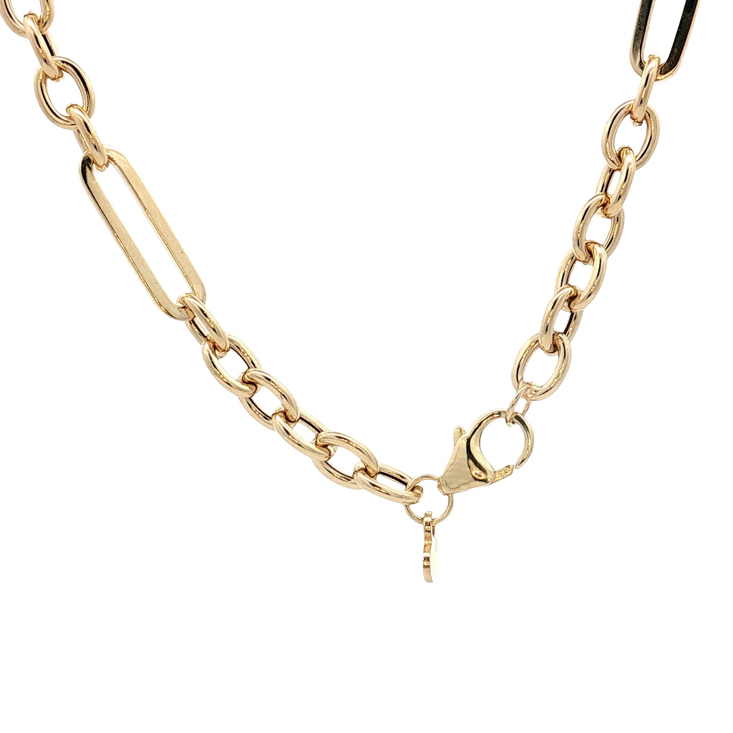 18" Toggle Chain Necklace in 14k Yellow Gold