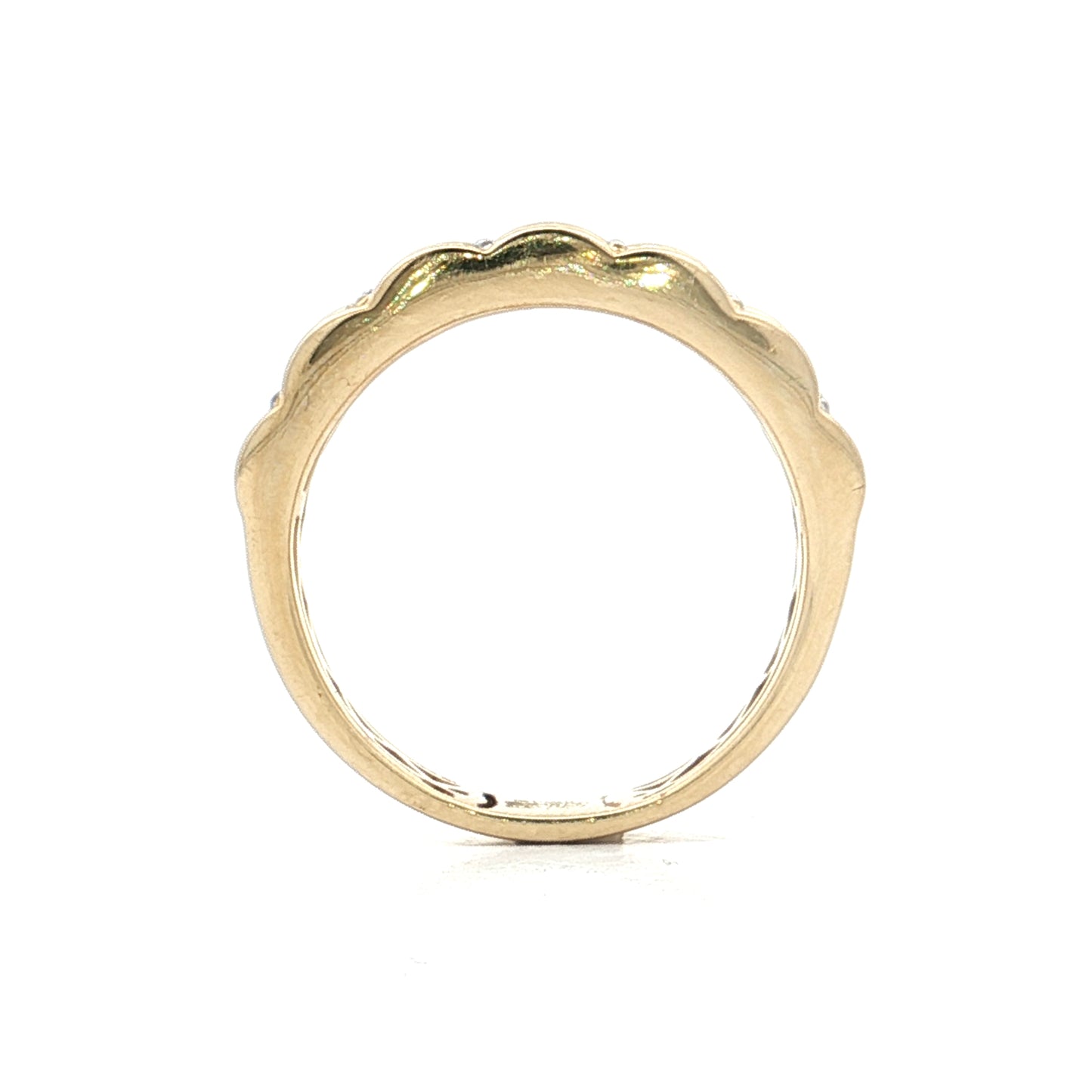 1.30 Baguette Diamond Stacking Band in 14k Yellow Gold