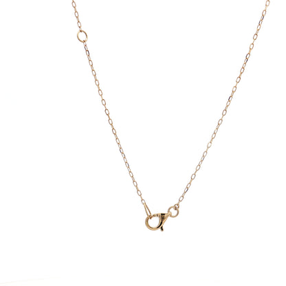 1.04 Emerald Cut Amethyst Pendant Necklace 14k Rose Gold