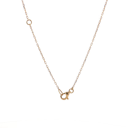 .63 Multi-Gemstone Bar Pendant Necklace 14k