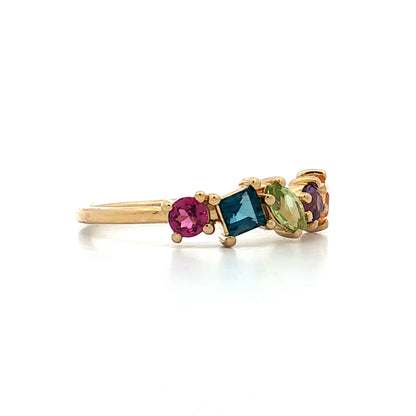 .69 Multi-Gemstone Stacking Band in 14k Yellow Gold