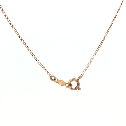 .40 Antique Edwardian Diamond & Pearl Pendant 14k