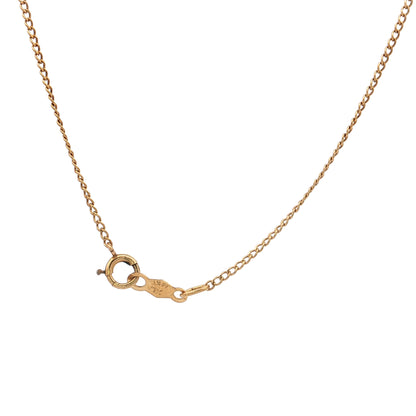 .31 Antique Victorian Sapphire Pendant Necklace 14k