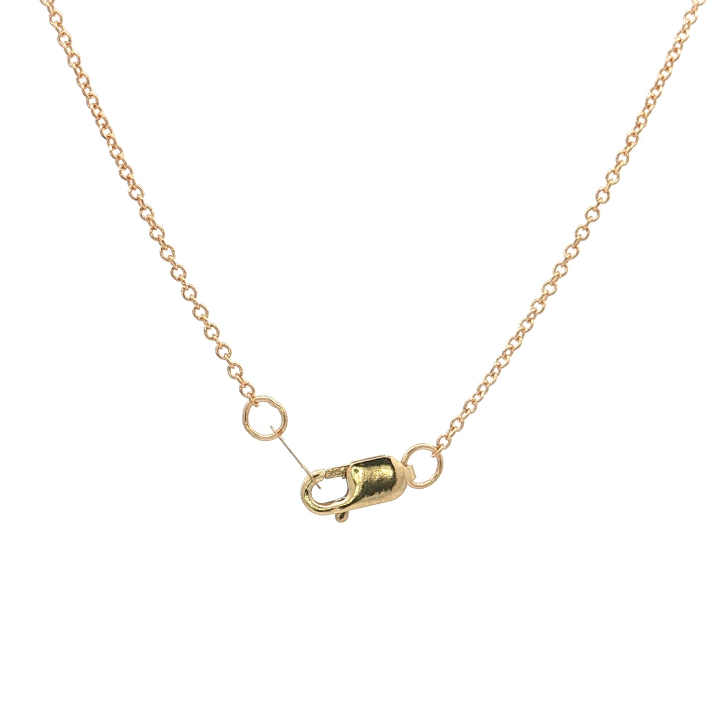 Antique Victorian Engraved Pendant Necklace 14k