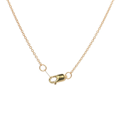 Antique Victorian Engraved Pendant Necklace 14k