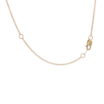 Antique Victorian Arabesque Pendant Necklace 14k