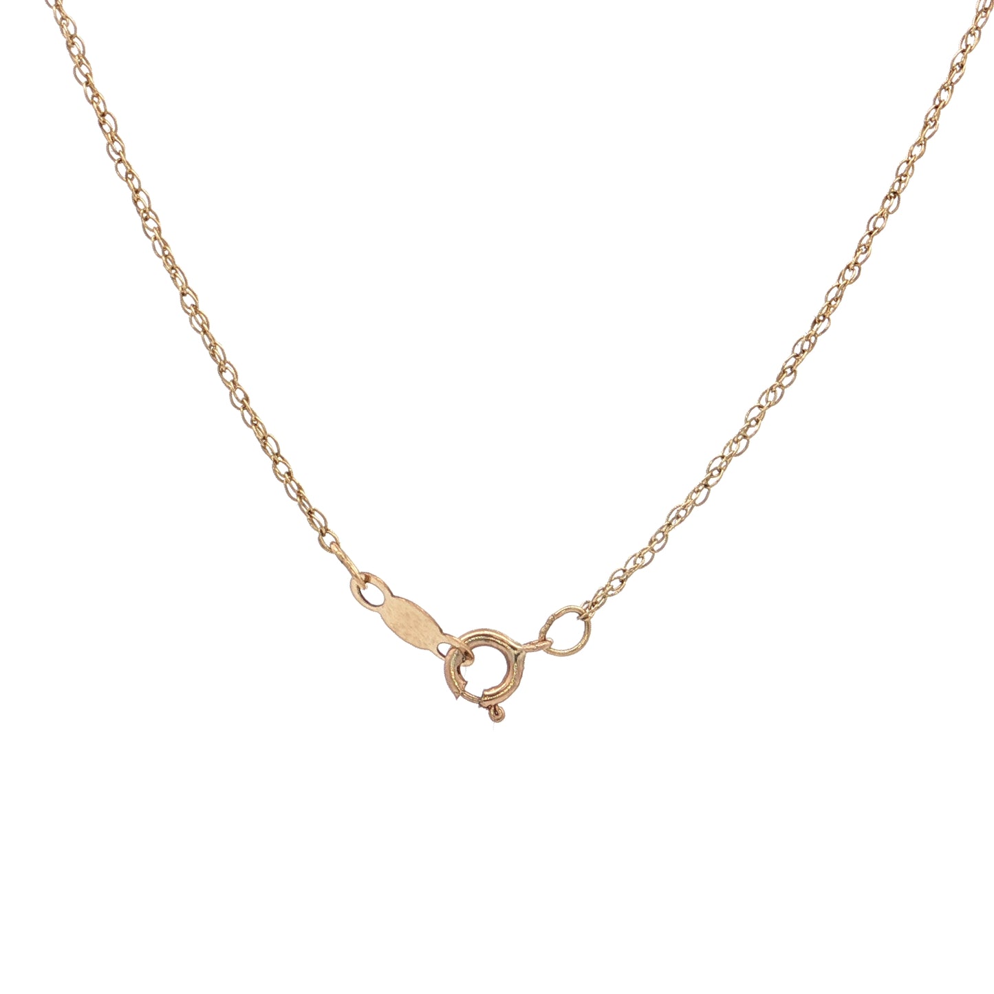 .02 Antique Victorian Diamond Pendant Necklace 10k