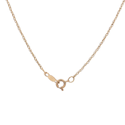 .02 Antique Victorian Diamond Pendant Necklace 10k