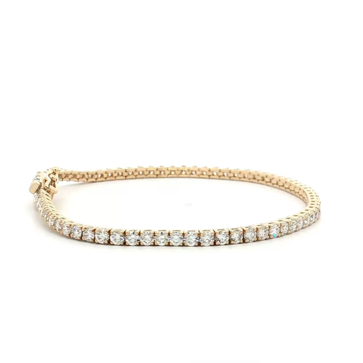 4 Carat Diamond Tennis Bracelet 14k Yellow Gold