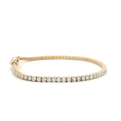 4 Carat Diamond Tennis Bracelet 14k Yellow Gold