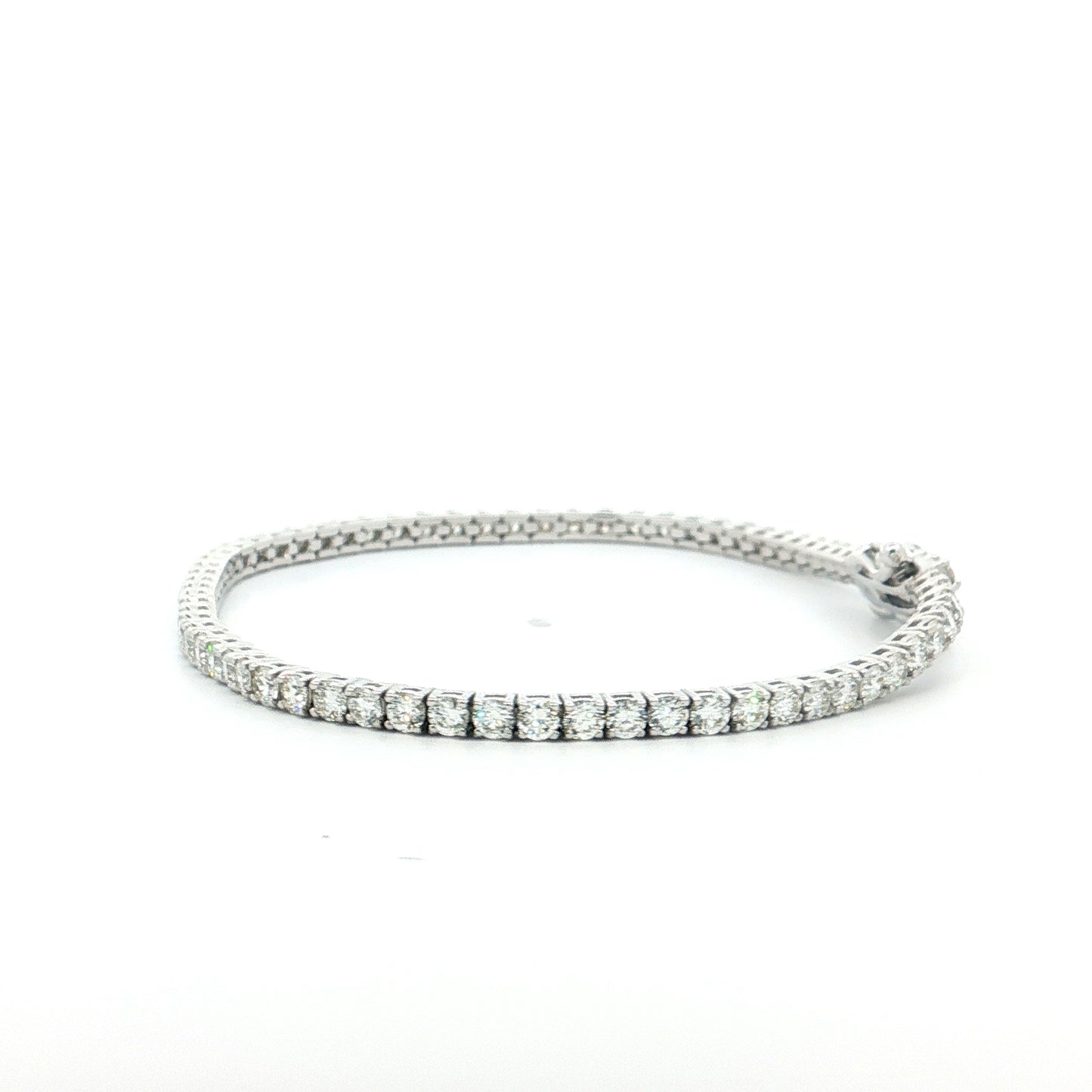 5 Carat Diamond Tennis Bracelet 14k White Gold