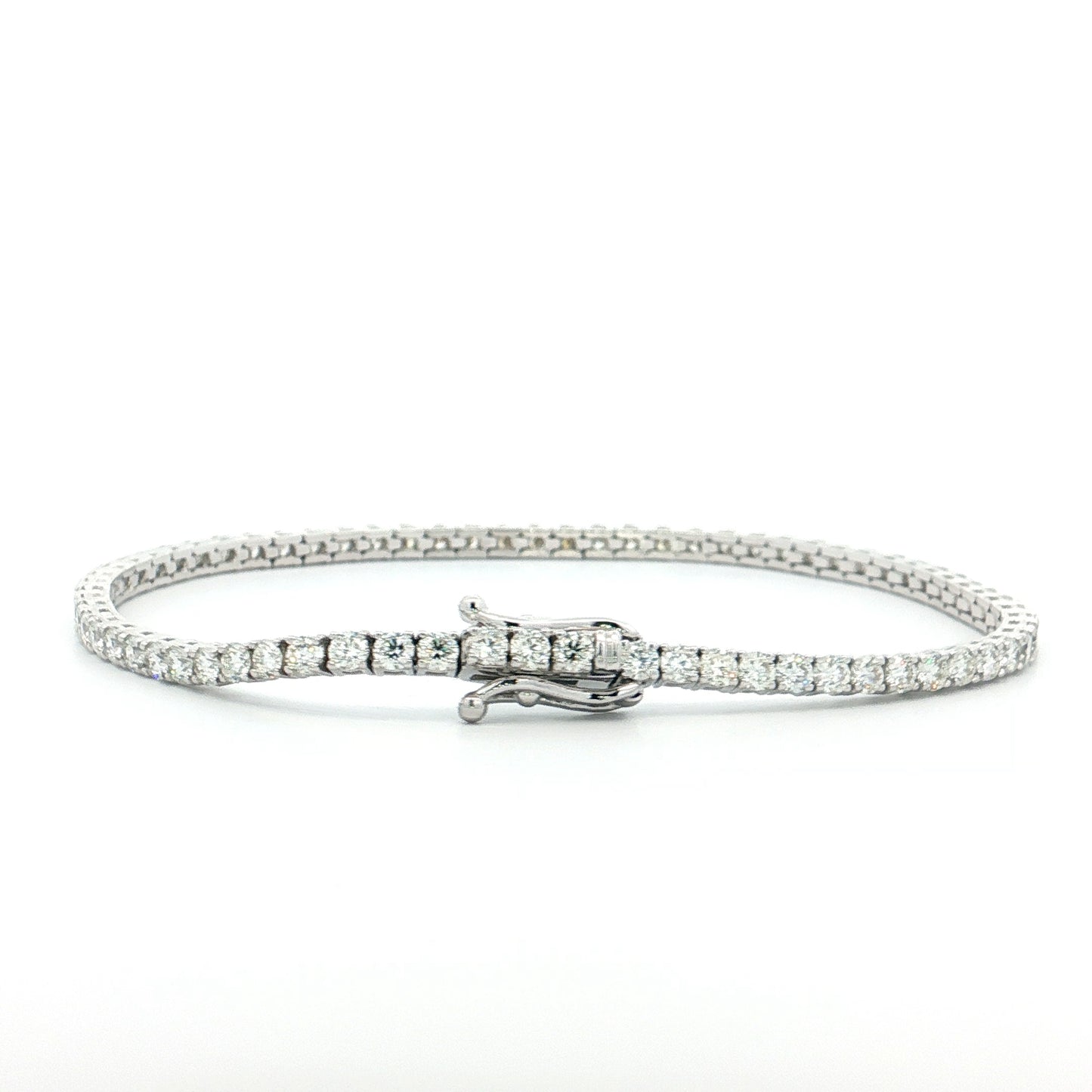 5 Carat Diamond Tennis Bracelet 14k White Gold