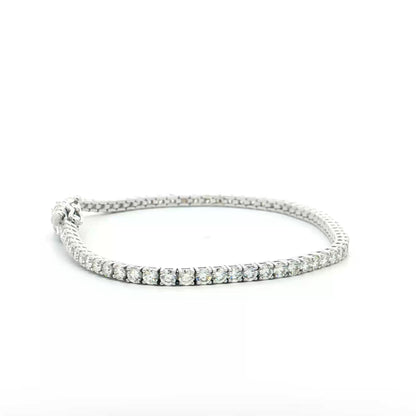 5 Carat Diamond Tennis Bracelet 14k White Gold