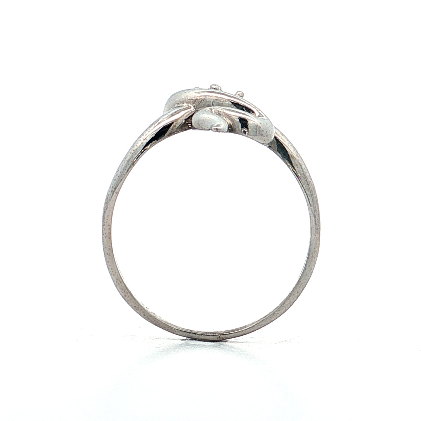 .25 Diamond Snake Cocktail Ring 18k White Gold