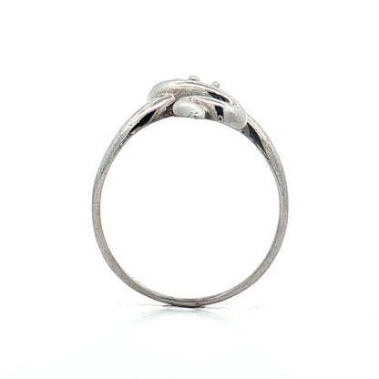 .25 Diamond Snake Cocktail Ring 18k White Gold