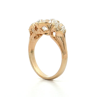 3.03 GIA Transitional Diamond Engagement Ring 18k