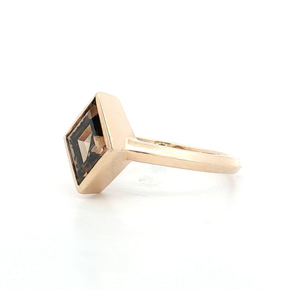 1.40 Lozenge Cut Diamond Engagement Ring 14k