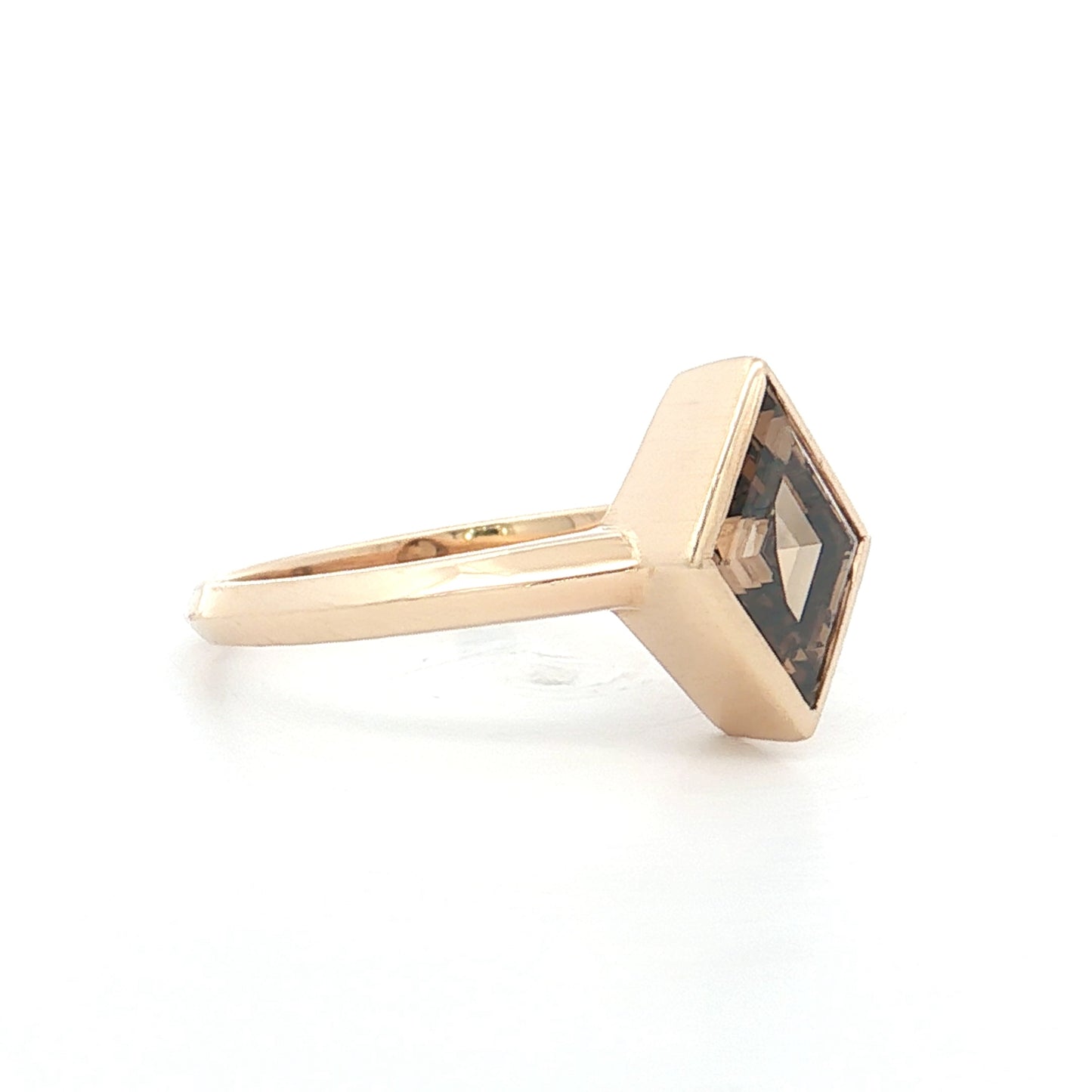 1.40 Lozenge Cut Diamond Engagement Ring 14k