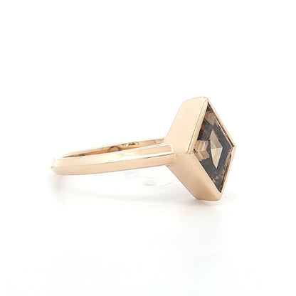 1.40 Lozenge Cut Diamond Engagement Ring 14k