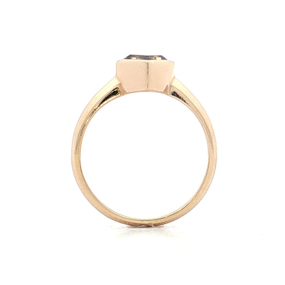 1.40 Lozenge Cut Diamond Engagement Ring 14k