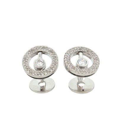 2.09 Roberto Coin Cento Diamond Cufflinks 18k