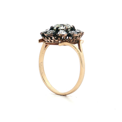 1.52 Victorian European Diamond Engagement Ring 14k/SS