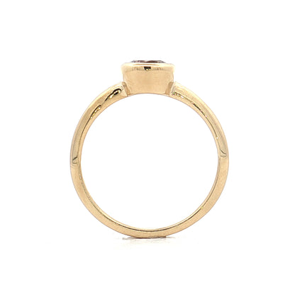 .80 Solitaire Champagne Diamond Engagement Ring 14k